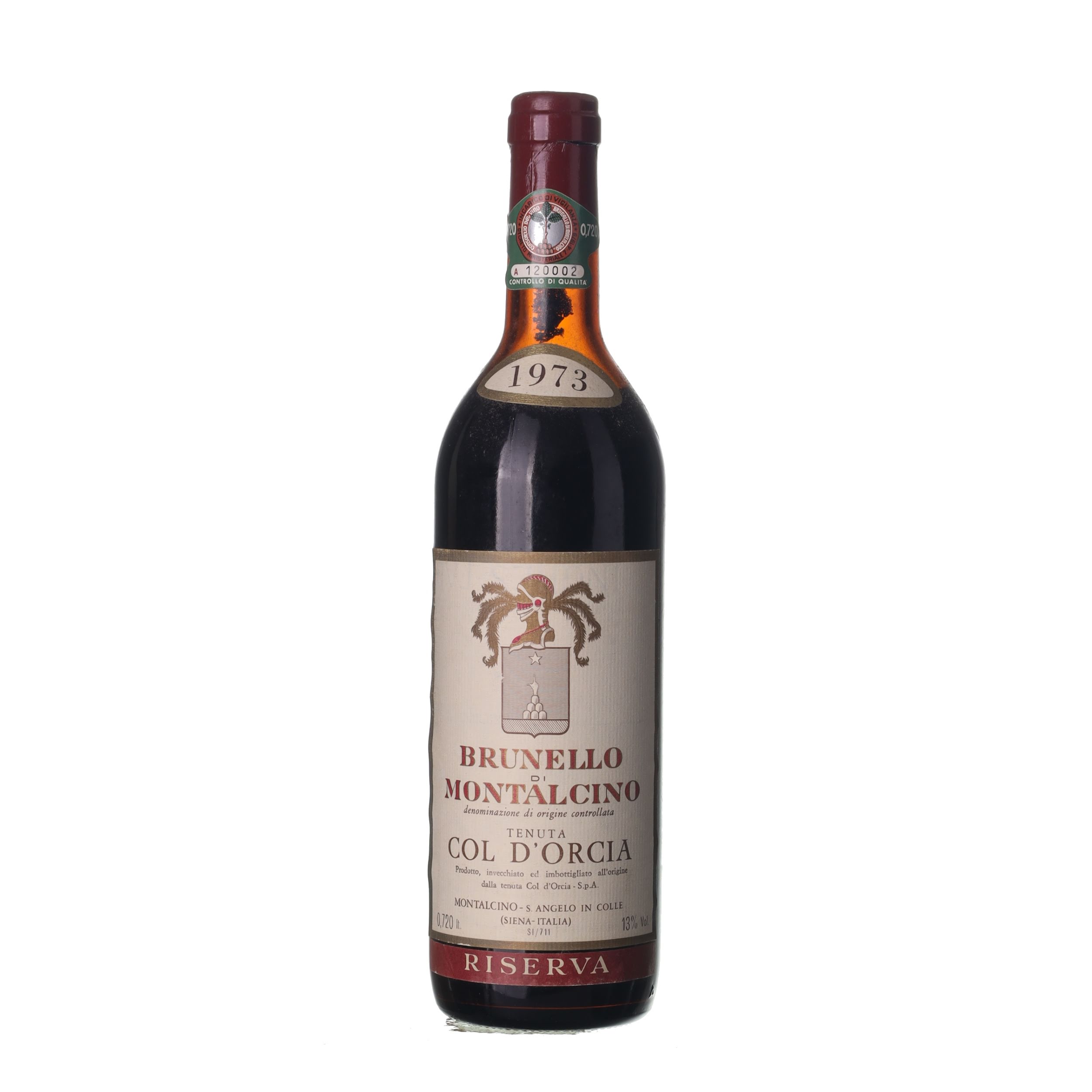 Col Riser 1973 Brunello di Montalcino Riserva Col d 'Orcia | VIATEMPIA.PL