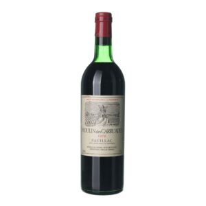 1976 Pauillac Chateau Lafite Rothschild Moulin de Carruades